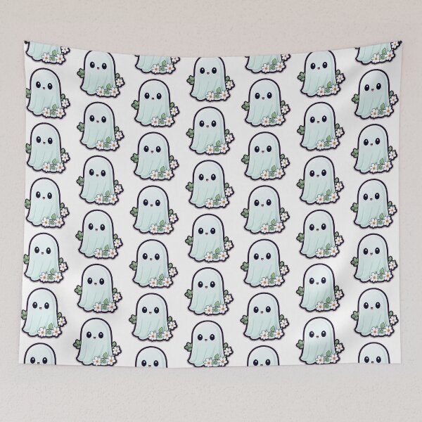 Item preview, Adorable Floral Ghost designed and sold by MendaciousMina.