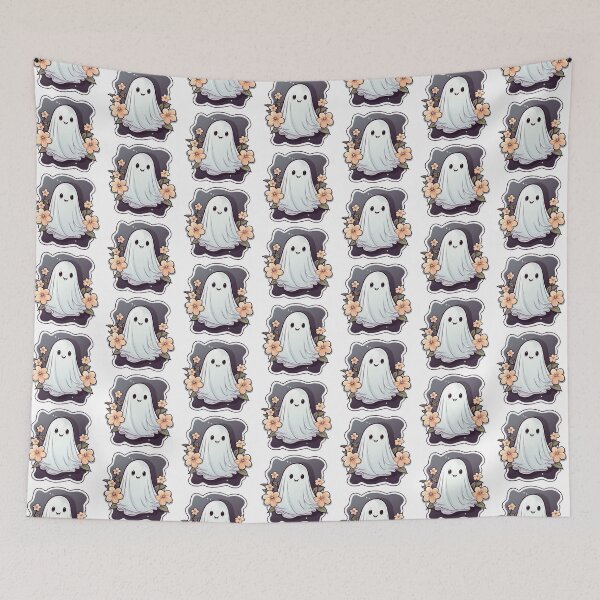 Item preview, Adorable Floral Ghost designed and sold by MendaciousMina.
