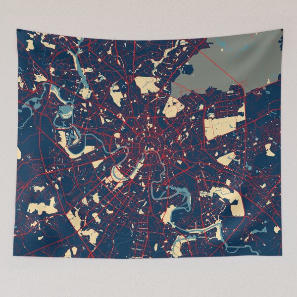 Item preview, Moscow City Map of Russia - Hope designed and sold by deMAP.