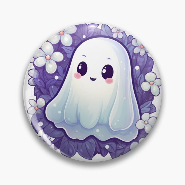 Artikelvorschau, Adorable Floral Ghost entworfen und verkauft von MendaciousMina.