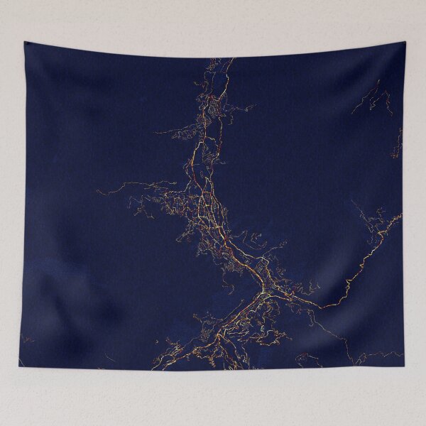 Item preview, Thimphu, Bhutan - City At Night designed and sold by deMAP.
