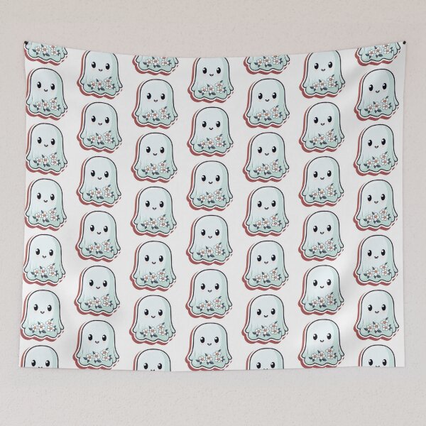 Item preview, Adorable Floral Ghost designed and sold by MendaciousMina.