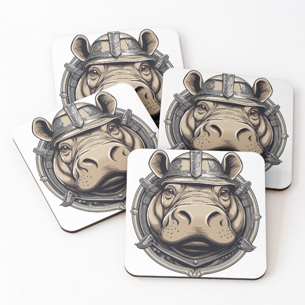Item preview, Armored Hippo designed and sold by WildlifeInc.