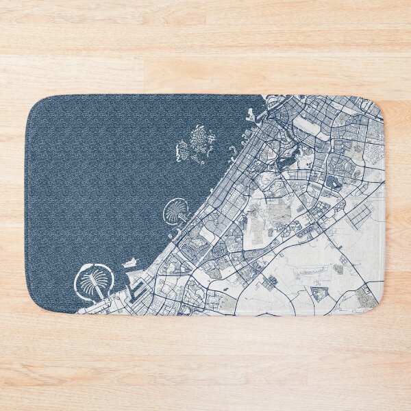 Item preview, Dubai City Map of the United Arab Emirates - Coastal designed and sold by deMAP.