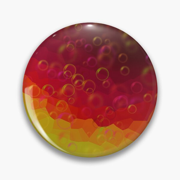 Item preview, Red polygonal background with bubbles.  designed and sold by fuzzyfox.