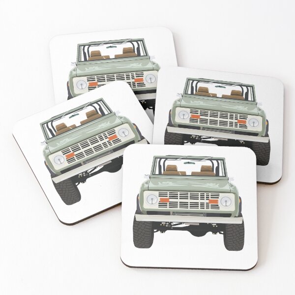 Item preview, Vintage Green Ford Bronco designed and sold by elmma design.