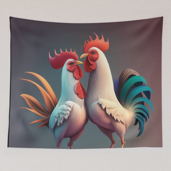 Item preview, Two cocks designed and sold by Windness Zao.