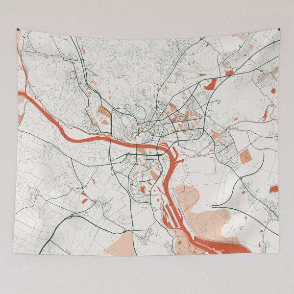 Item preview, Bratislava City Map of Slovakia - Bohemian designed and sold by deMAP.