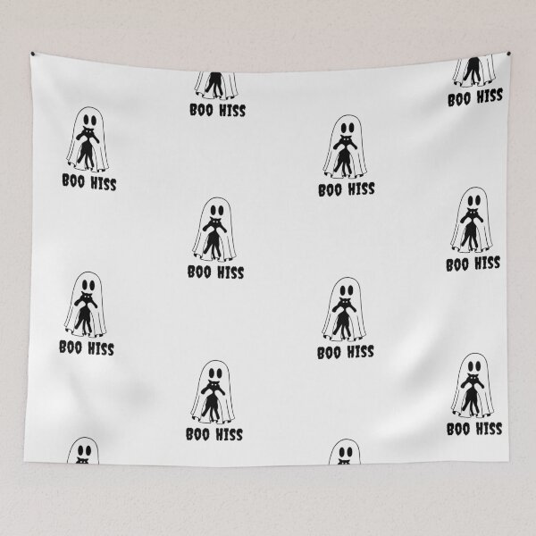 Item preview, Spooky Sheet Ghost and Boo Hiss Cat designed and sold by AlteredNature.