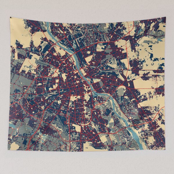 Item preview, Warsaw City Map of Poland - Hope designed and sold by deMAP.