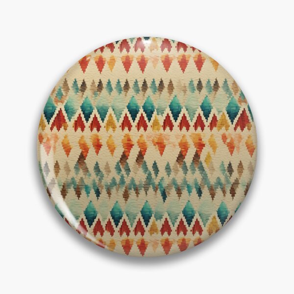 Item preview, Modern Ikat Textile Art Pattern No18 designed and sold by Atomura.