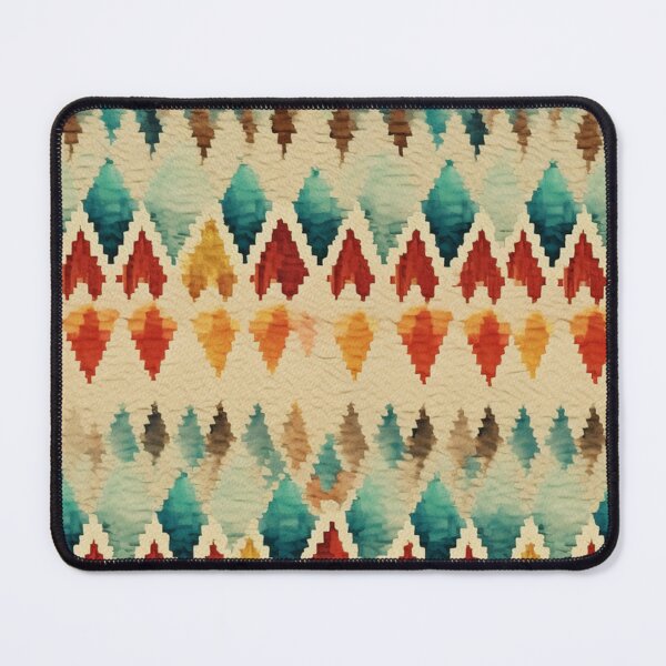 Item preview, Modern Ikat Textile Art Pattern No18 designed and sold by Atomura.