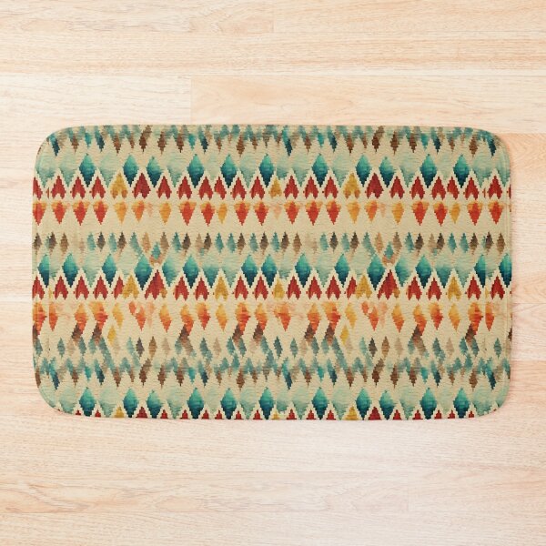 Item preview, Modern Ikat Textile Art Pattern No18 designed and sold by Atomura.
