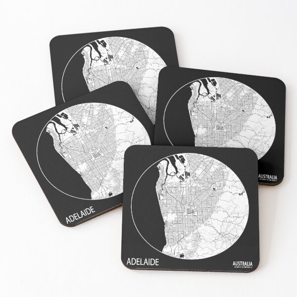 Item preview, Adelaide City Map of Australia - Full Moon designed and sold by deMAP.