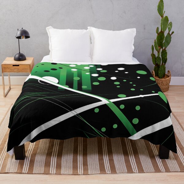 Item preview, Elegant Monochrome Design - Sleek Abstract Lines & Polka Dots Artwork designed and sold by PaintbrushPlace.