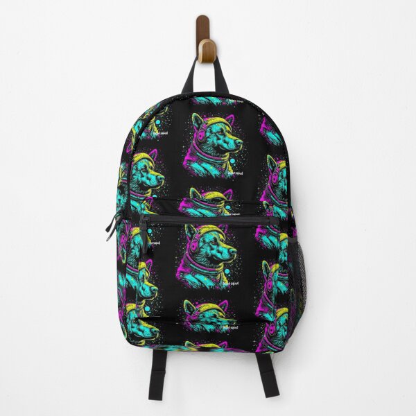 Item preview, Brave German Shepherd of the Galaxy psychedelic design designed and sold by PuppyFriend.