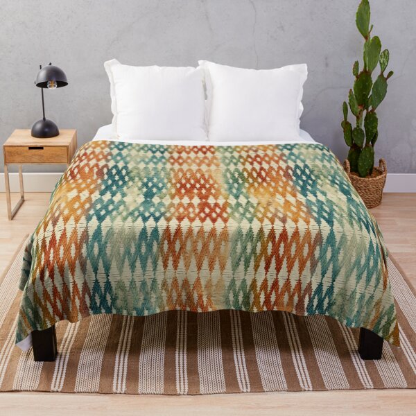 Item preview, Modern Ikat Textile Art Pattern No19 designed and sold by Atomura.