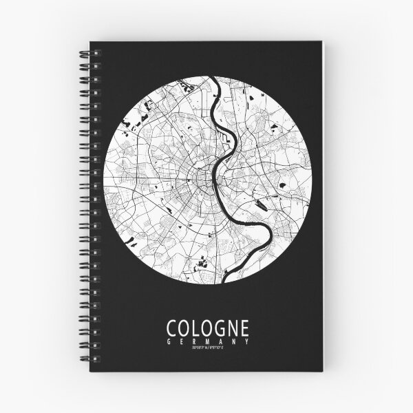 Item preview, Cologne City Map of Germany - Full Moon designed and sold by deMAP.