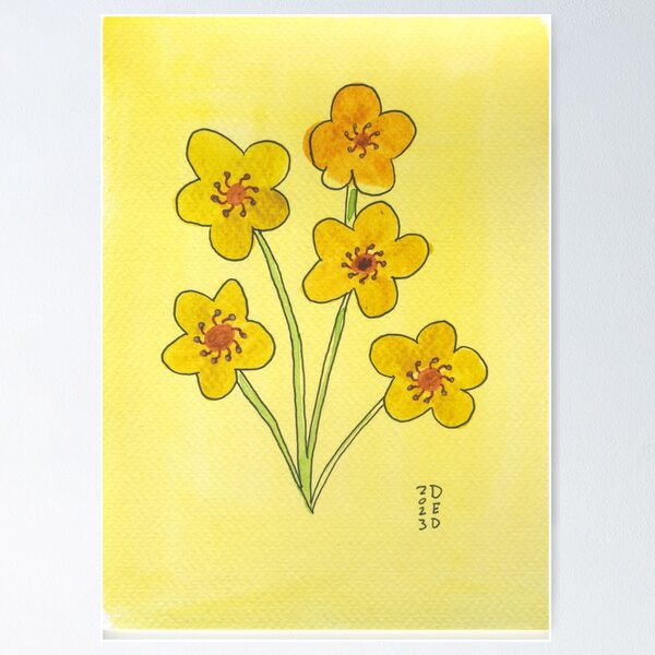 Item preview, Orange and yellow flowers that are sunshine for your eyes designed and sold by SunnyAunt.