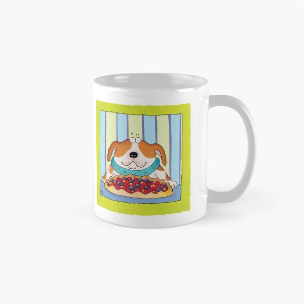 Item preview, cute dog finds cherry pie designed and sold by jukico.