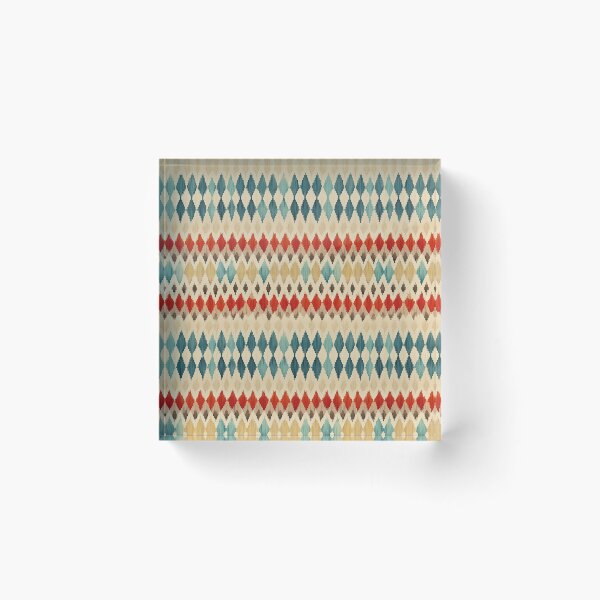 Item preview, Modern Ikat Textile Art Pattern No20 designed and sold by Atomura.