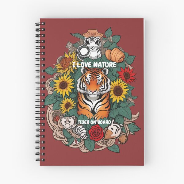 Artikelvorschau, Tiger in einer wunderschönen Naturlandschaft des Waldes entworfen und verkauft von Carlos Gudino.