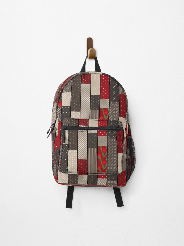 Thumbnail 1 of 3, Backpack, Patchwork. Patchwork. Graphics.patchwork designed and sold by fuzzyfox.