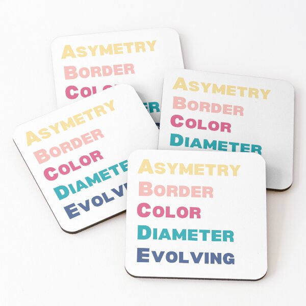 Item preview, Signs of Skin Cancer ABCDE Rainbow Design designed and sold by shnanogans.