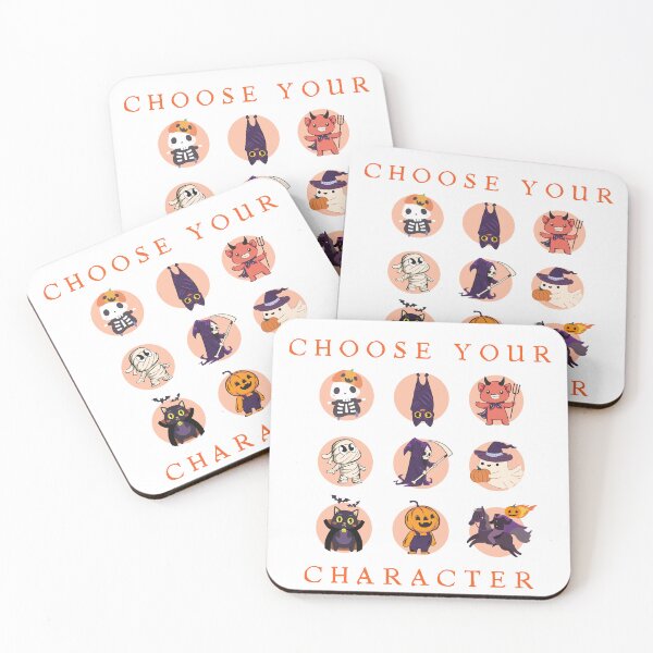 Item preview, Choose your  Character. Cute Monsters for Halloween designed and sold by Par Anne Q.
