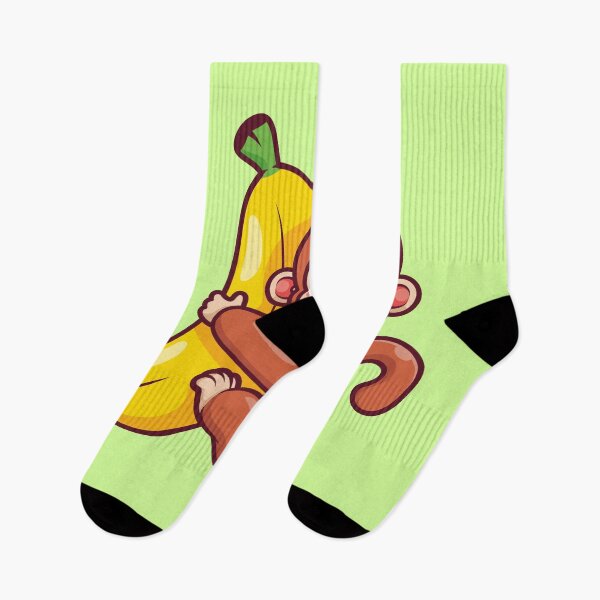 Item preview, Cute Monkey Hanging Banana Cartoon Vector Icon designed and sold by hjian8219.