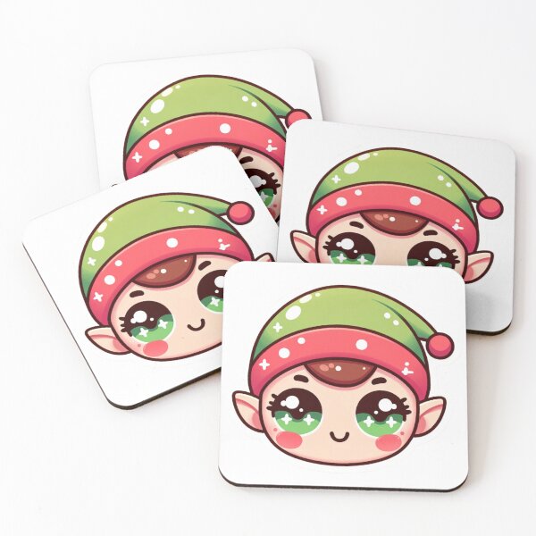 Item preview, Whimsical Kawaii Elf Magic | Cute Elf Sticker designed and sold by TheGraphicsLord.