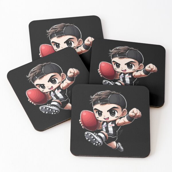 Item preview, Chibi Collingwood Magpies designed and sold by Thunderbelts.