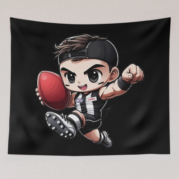 Aperçu de l'œuvre Pies Chibi Collingwood créée et vendue par Thunderbelts.