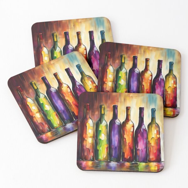 Item preview, Colorful Abstract Bottles In The Light designed and sold by Glimmersmith.