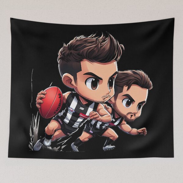 Artikelvorschau, Chibi Collingwood Elstern entworfen und verkauft von Thunderbelts.