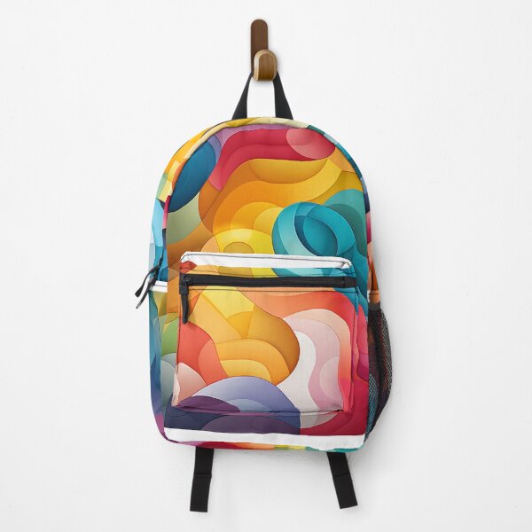 Item preview, Abstract background with colorful wavy line designed and sold by annabubster.