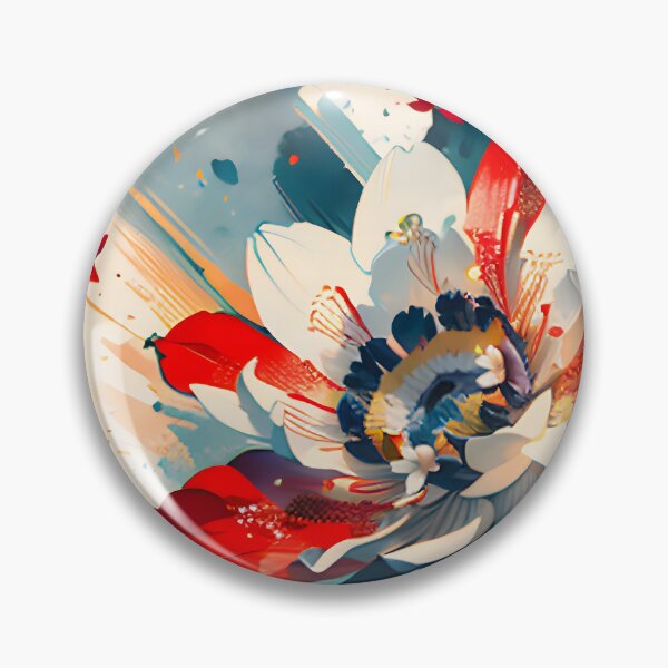 Item preview, Vibrant Ink Flower designed and sold by Chrome-Serpent.