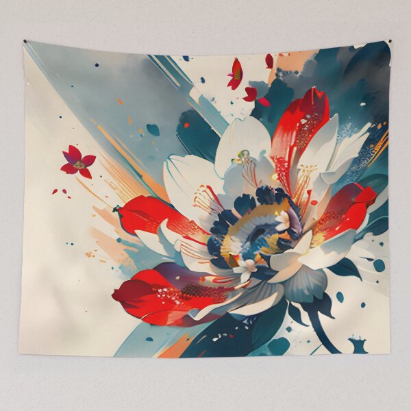 Item preview, Vibrant Ink Flower designed and sold by Chrome-Serpent.