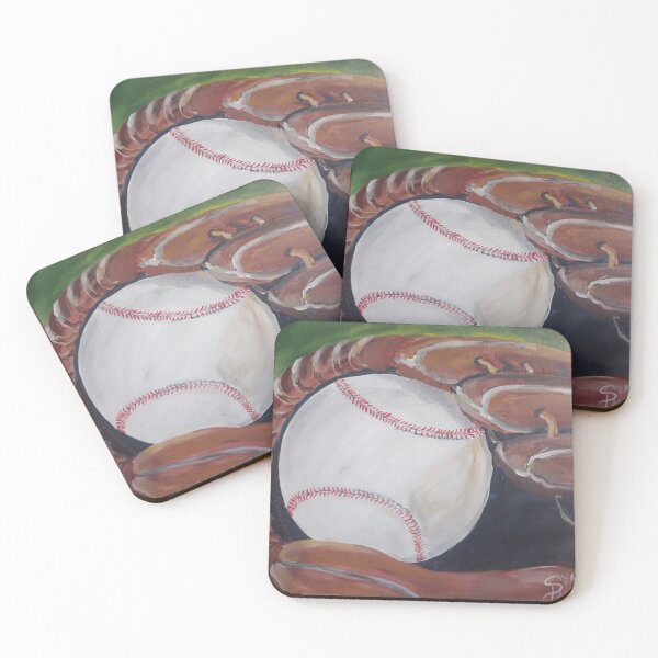 Item preview, Baseball glove and Ball  designed and sold by JHpaints.