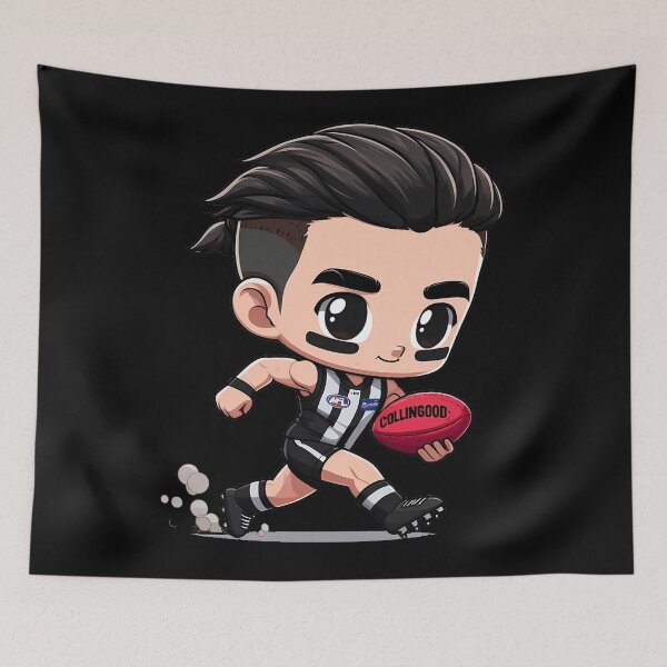 Aperçu de l'œuvre Pies Chibi Collingwood créée et vendue par Thunderbelts.