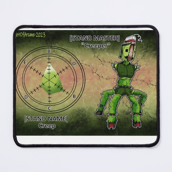 Item preview, Creep Stand Stat Sheet designed and sold by KnightOfArcane.