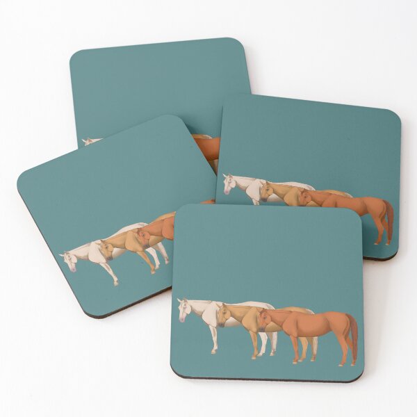 Item preview, Three Degrees (Chestnut Horses) designed and sold by Old Water Cryptid .