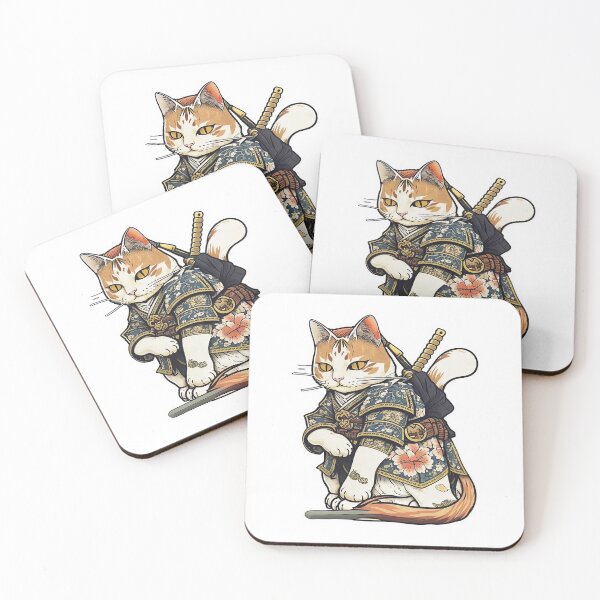 Item preview, Samurai cat warrior designed and sold by ColorCrafters.