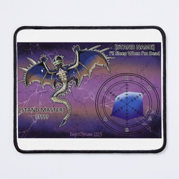 Item preview, Sleep When I'm Stand Stat Sheet designed and sold by KnightOfArcane.