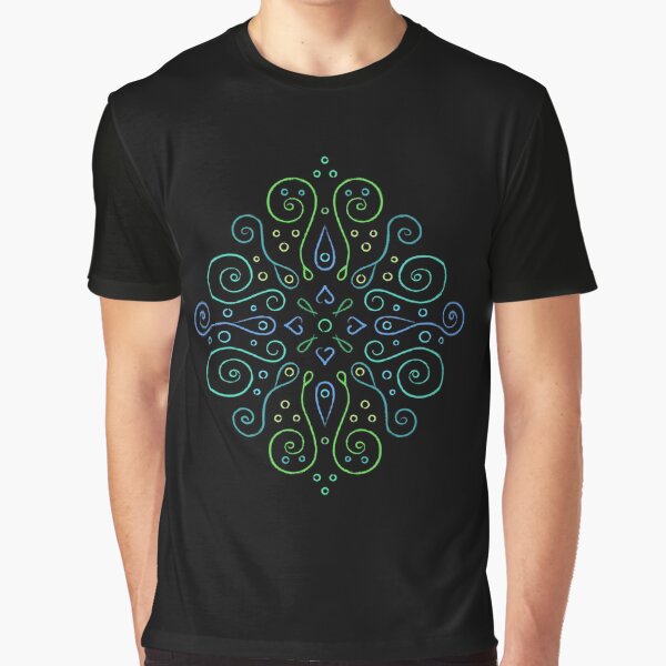 Joy of Spring Mandala Graphic T-Shirt