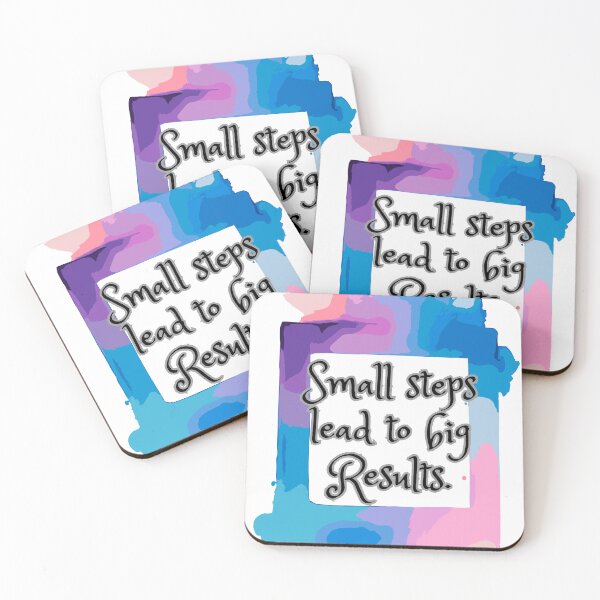 Item preview, Small Steps Lead Big Results designed and sold by OmikronStore.