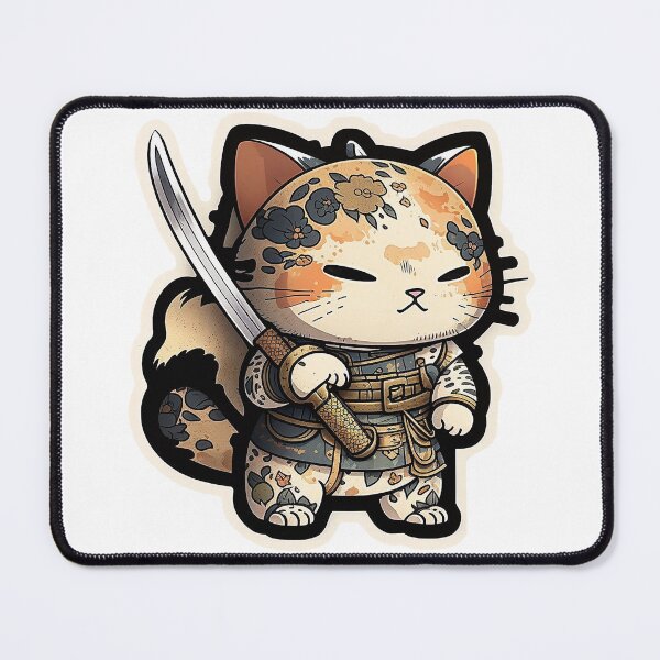 Item preview, Samurai Cat Warrior designed and sold by ColorCrafters.