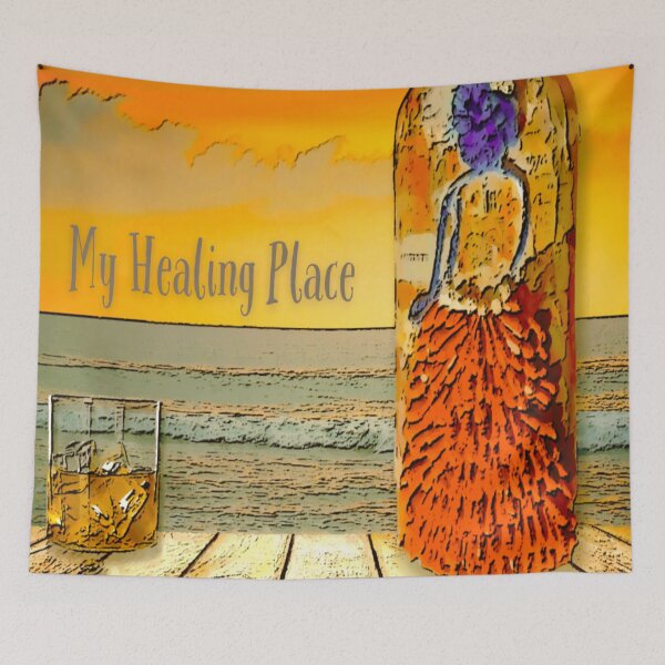 Item preview, My Healing Place Beach Scene designed and sold by gleefulme.