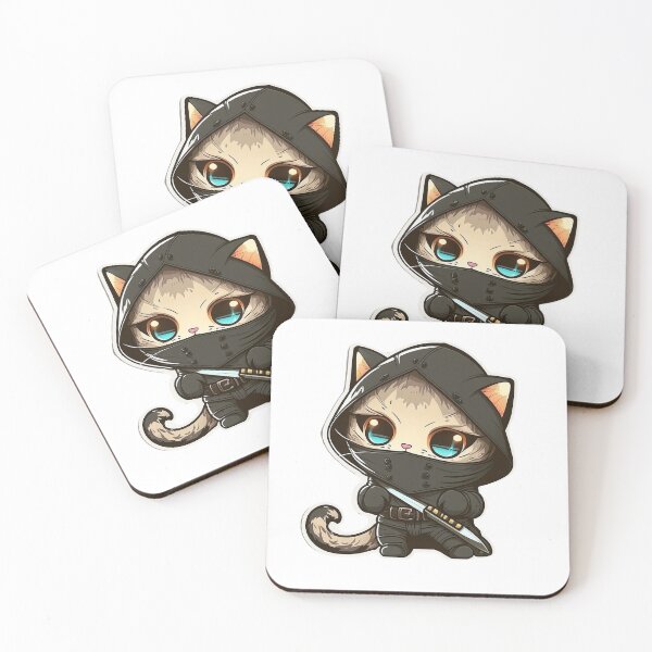 Aperçu de l'œuvre Guerrier chat samouraï créée et vendue par ColorCrafters.