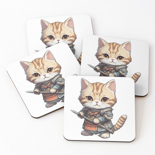Item preview, Samurai Cat Warrior designed and sold by ColorCrafters.